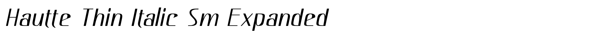 Hautte Thin Italic Sm Expanded image